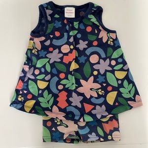 Hanna Andersson Girls summer outfit size 2T